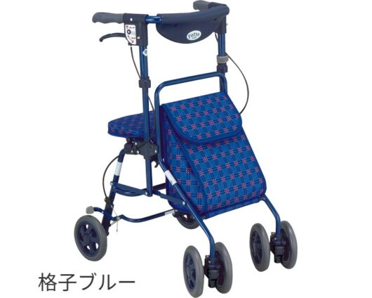 フォルテ　格子ブルー